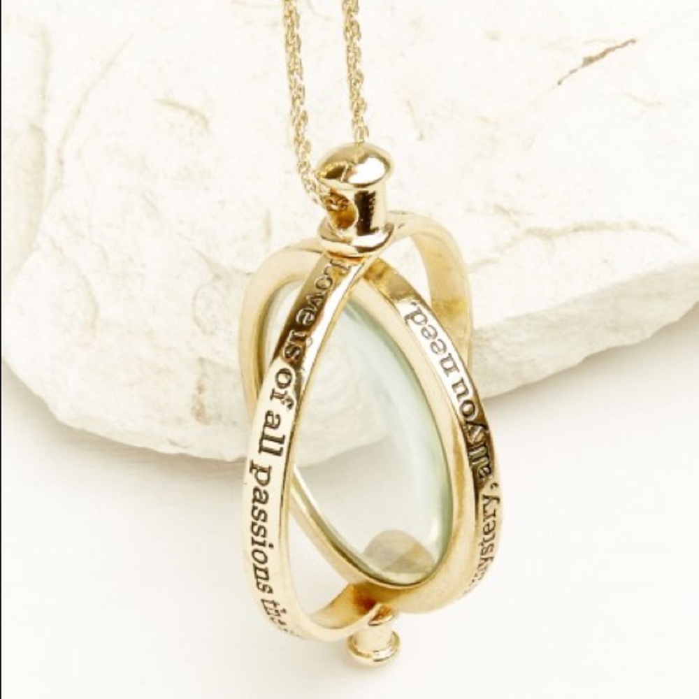 Earthbound Revolving Glass Necklace 🔮